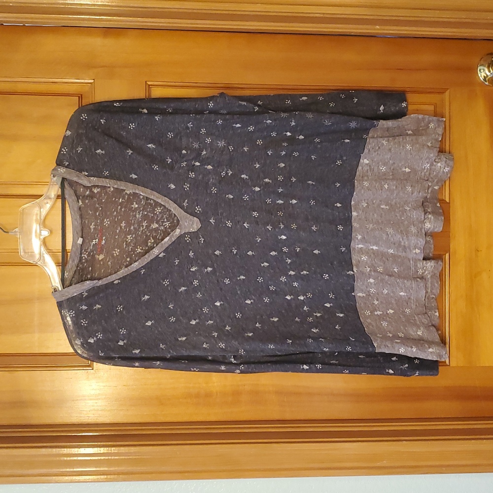 Johnny Was Pete & Greta Womans Semi Sheer Linen Floral Shirt Size Medium - Picture 3 of 13
